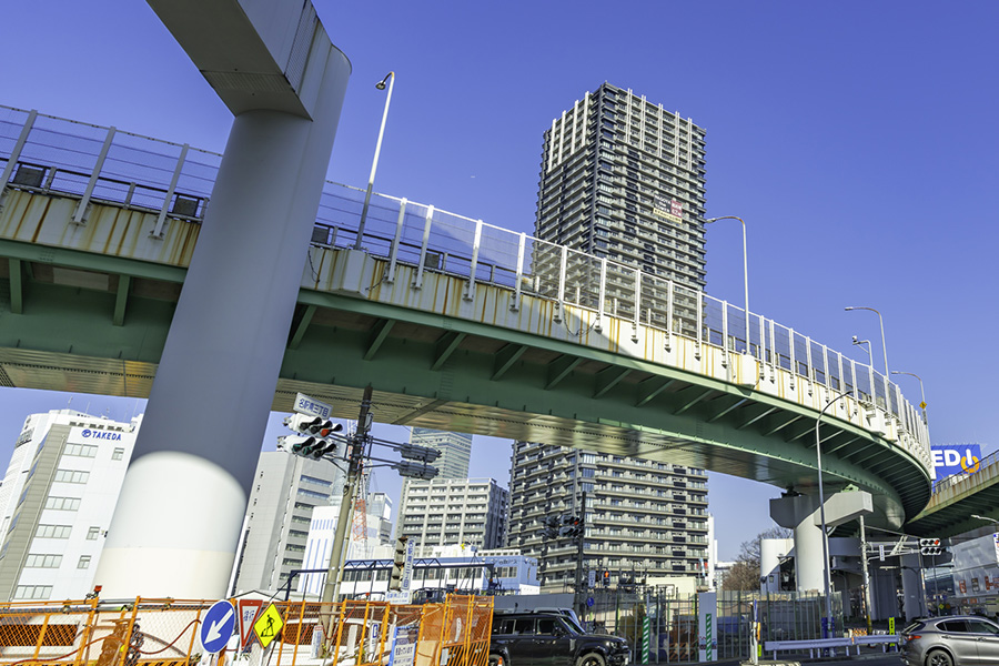 橋梁塗装の施工